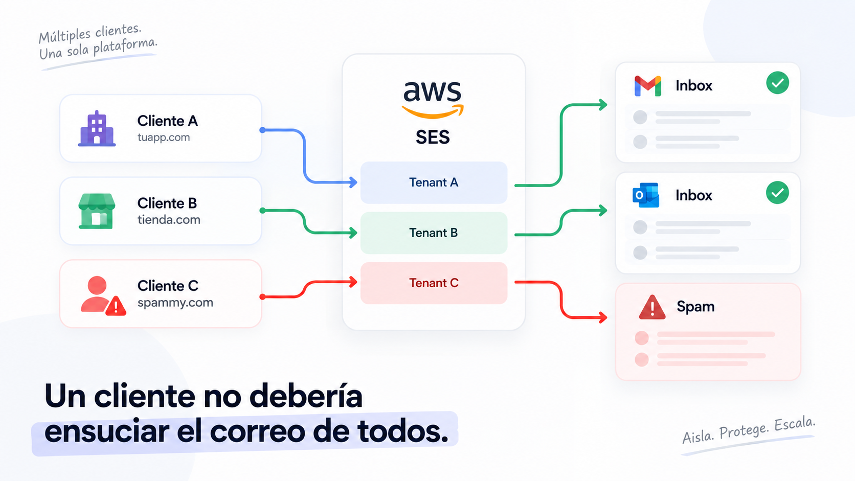Cómo evitar que tus correos lleguen a spam [2026]