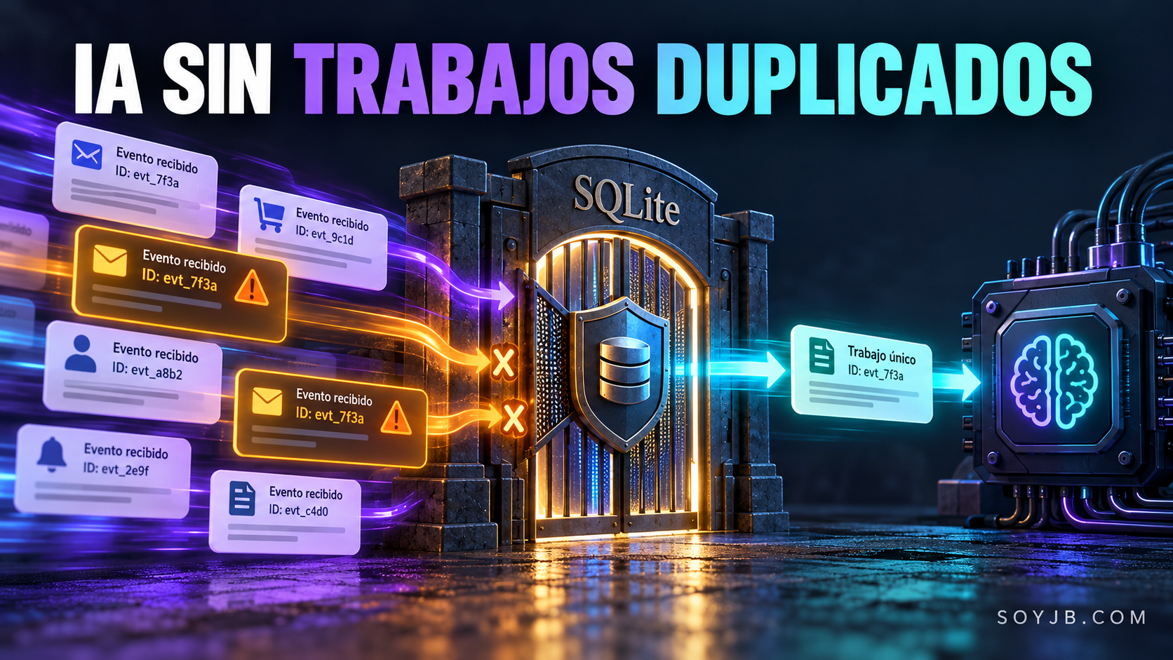 Cómo evitar que una automatización con IA procese dos veces el mismo evento