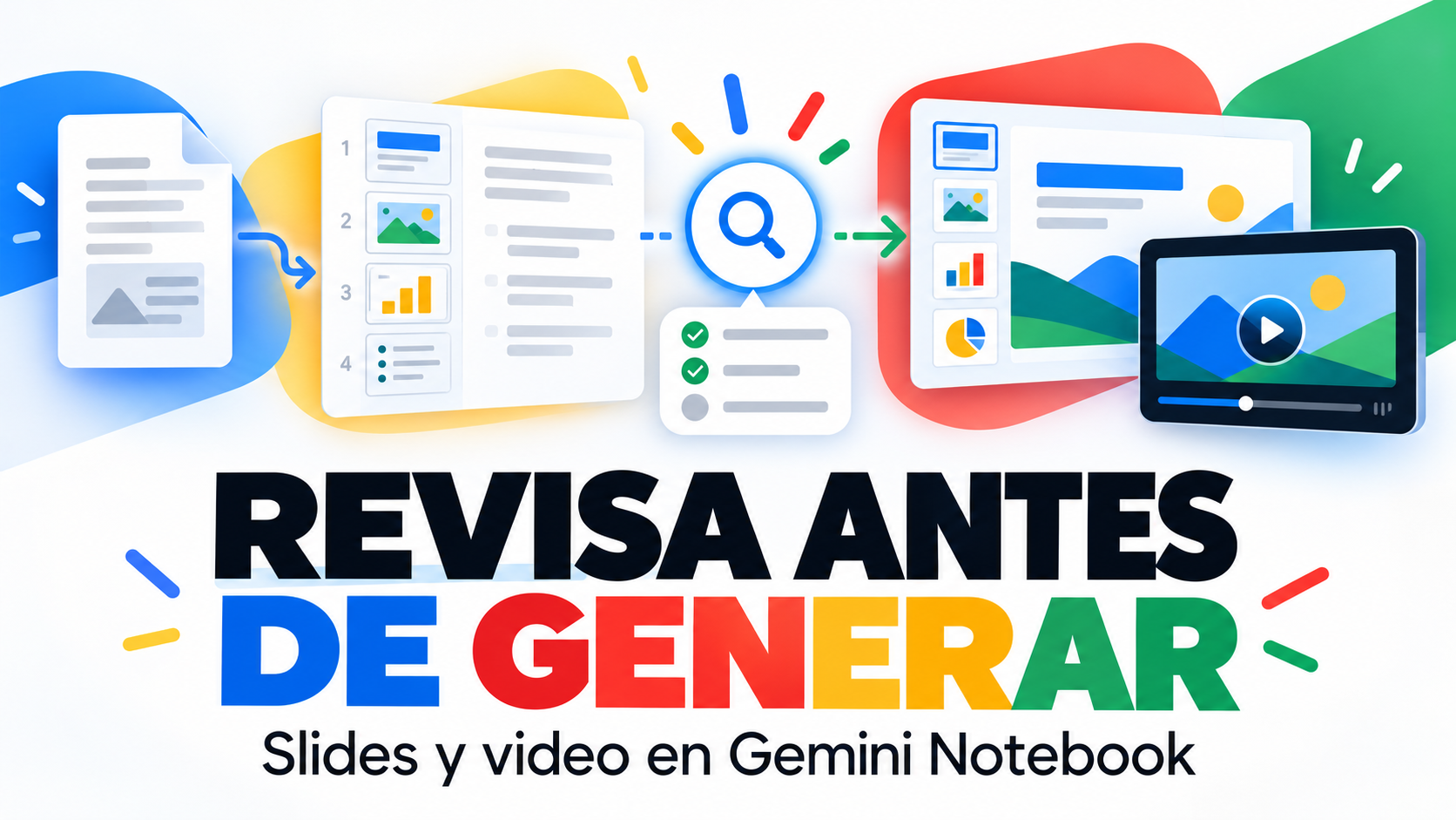 Gemini Notebook deja revisar slides y videos antes de generarlos: prueba práctica