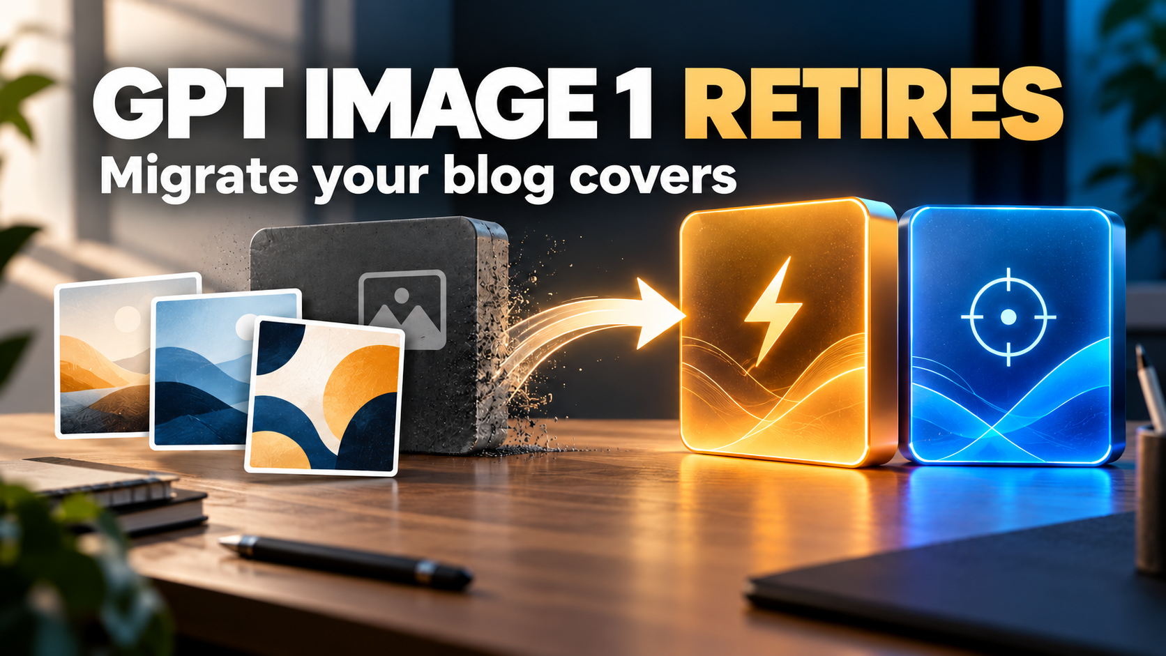 GPT Image 1 retires October 23: migrate your blog covers safely