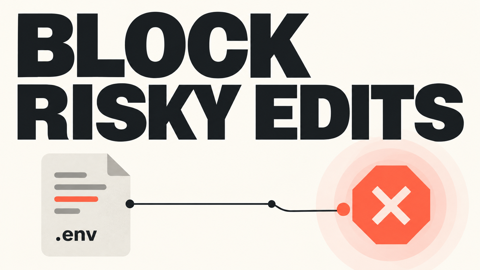 Claude Code hooks: block accidental .env edits before they happen