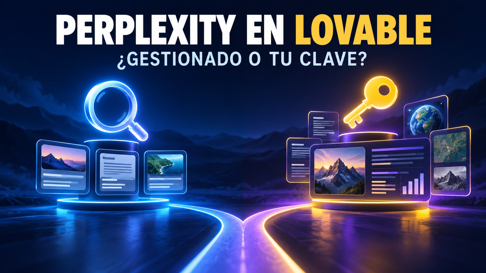 Perplexity en Lovable: cuándo usar la conexión gestionada y cuándo tu clave